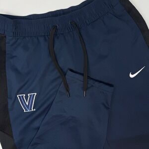 Nike Villanova Wildcats Dri Fit Mens Athletic Jogger Pants Navy Blue Size Large